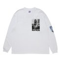ROTTWEILER/DOG PHOTO LS TEE（WHITE）［プリント長袖T-25秋冬］