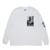 【25秋冬ご予約受付中！25年8月入荷予定】ROTTWEILER/DOG PHOTO LS TEE（WHITE）［プリント長袖T-25秋冬］