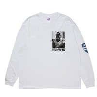 【25秋冬ご予約受付中！25年8月入荷予定】ROTTWEILER/DOG PHOTO LS TEE（WHITE）［プリント長袖T-25秋冬］