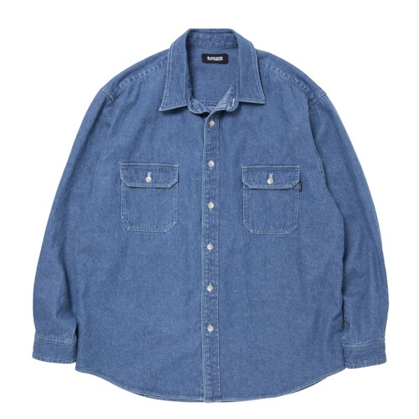 画像1: 【25秋冬ご予約受付中！25年9月入荷予定】ROTTWEILER/R9 WASHED DENIM SHIRT（INDIGO）［ウォッシュドデニムシャツ-25秋冬］