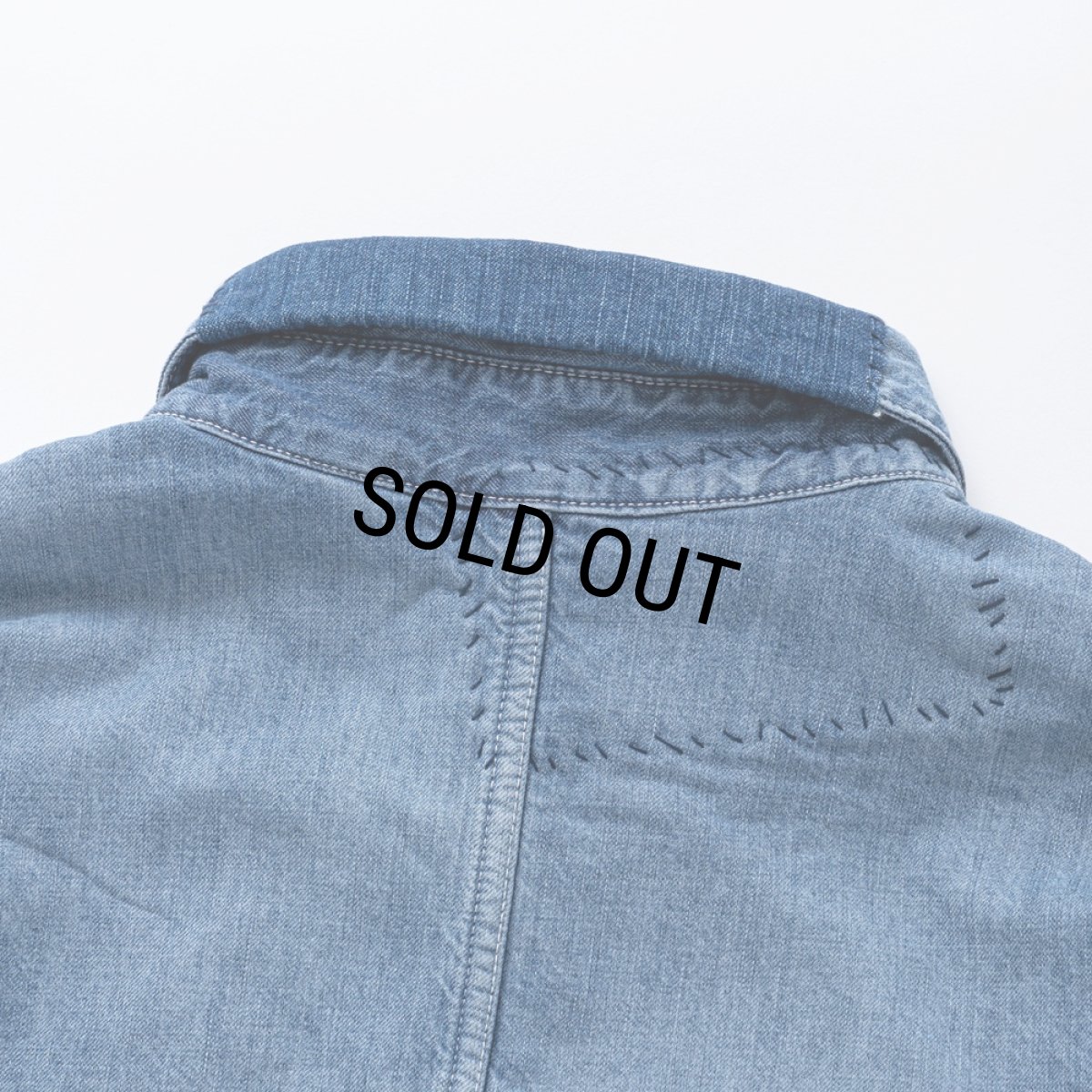 画像7: RATS/40's DENIM COVERALL（INDIGO）［40'sデニムカバーオール-25春夏］ (7)