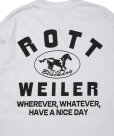 画像5: 【25秋冬ご予約受付中！25年8月入荷予定】ROTTWEILER/HORSE LS TEE（WHITE）［プリント長袖T-25秋冬］