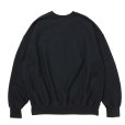 画像2: 【25秋冬ご予約受付中！25年9月入荷予定】ROTTWEILER/R9 BASIC SWEATER（BLACK）［クルーネックスウェット-25秋冬］ (2)