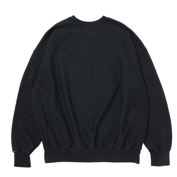 画像2: 【25秋冬ご予約受付中！25年9月入荷予定】ROTTWEILER/R9 BASIC SWEATER（BLACK）［クルーネックスウェット-25秋冬］