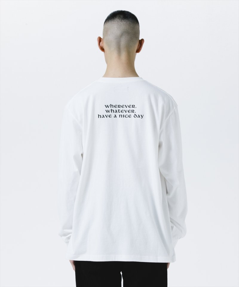 画像3: ROTTWEILER/R9 PHOTO LS TEE（WHITE）［プリント長袖T-25秋冬］