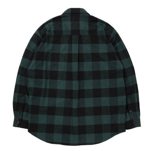 他の写真2: 【25秋冬ご予約受付中！25年10月入荷予定】ROTTWEILER/R9 BUFFALO CHECK SHIRT（GREEN）［バッファローチェックシャツ-25秋冬］