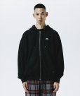 画像4: 【25秋冬ご予約受付中！25年10月入荷予定】ROTTWEILER/R9 LOGO ZIP PARKA（DARK GREEN）［ジップアップパーカー-25秋冬］ (4)
