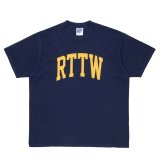 【25秋冬ご予約受付中！25年7月入荷予定】ROTTWEILER/RTTW TEE（NAVY）［ピグメント染めプリントT-25秋冬］