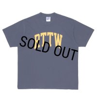 ROTTWEILER/RTTW TEE（NAVY）［ピグメント染めプリントT-25秋冬］