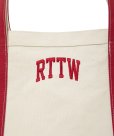 画像2: 【25秋冬ご予約受付中！25年8月入荷予定】ROTTWEILER/RTTW TOTE BAG（RED）［トートバッグ-25秋冬］ (2)
