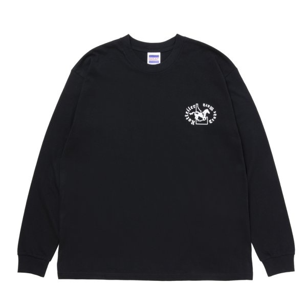 画像2: 【25秋冬ご予約受付中！25年8月入荷予定】ROTTWEILER/HORSE LS TEE（BLACK）［プリント長袖T-25秋冬］