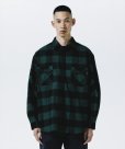 画像5: 【25秋冬ご予約受付中！25年10月入荷予定】ROTTWEILER/R9 BUFFALO CHECK SHIRT（GREEN）［バッファローチェックシャツ-25秋冬］ (5)