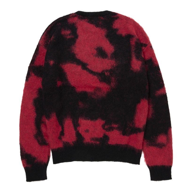 画像2: ROTTWEILER/R9 PAINTED KNIT（RED）［モヘアニット-25秋冬］