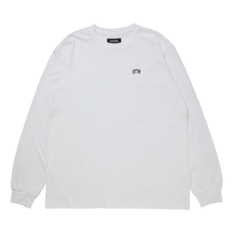 画像1: ROTTWEILER/R9 LOGO LS TEE（WHITE）［プリント長袖T-25秋冬］