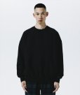 画像5: 【25秋冬ご予約受付中！25年9月入荷予定】ROTTWEILER/R9 BASIC SWEATER（BLACK）［クルーネックスウェット-25秋冬］ (5)