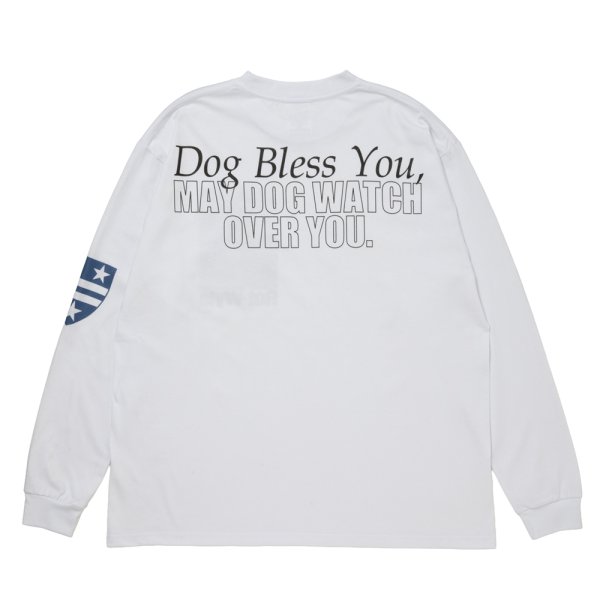画像2: 【25秋冬ご予約受付中！25年8月入荷予定】ROTTWEILER/DOG PHOTO LS TEE（WHITE）［プリント長袖T-25秋冬］