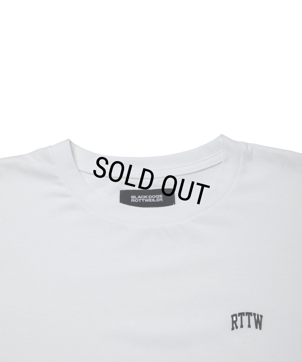 画像3: 【30％OFF】ROTTWEILER/R9 LOGO TEE（WHITE）［プリントT-25秋冬］ (3)