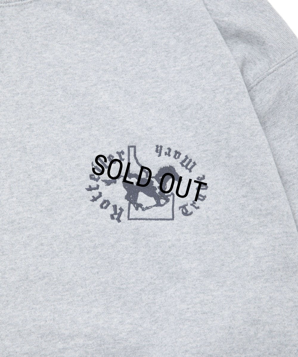 画像4: 【30％OFF】ROTTWEILER/HORSE SWEATER（GRAY）［クルーネックスウェット-25秋冬］ (4)