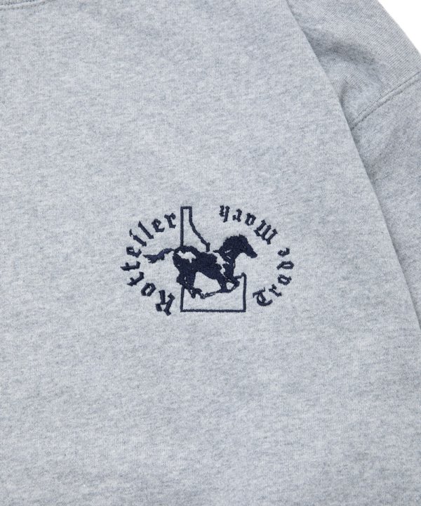 画像4: 【25秋冬ご予約受付中！25年9月入荷予定】ROTTWEILER/HORSE SWEATER（GRAY）［クルーネックスウェット-25秋冬］