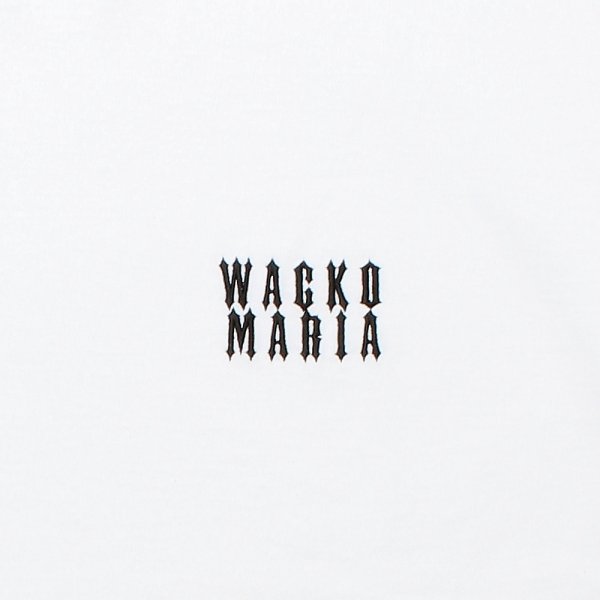 画像2: WACKO MARIA/WASHED HEAVY WEIGHT T-SHIRT（WHITE）［刺繍T-25春夏］