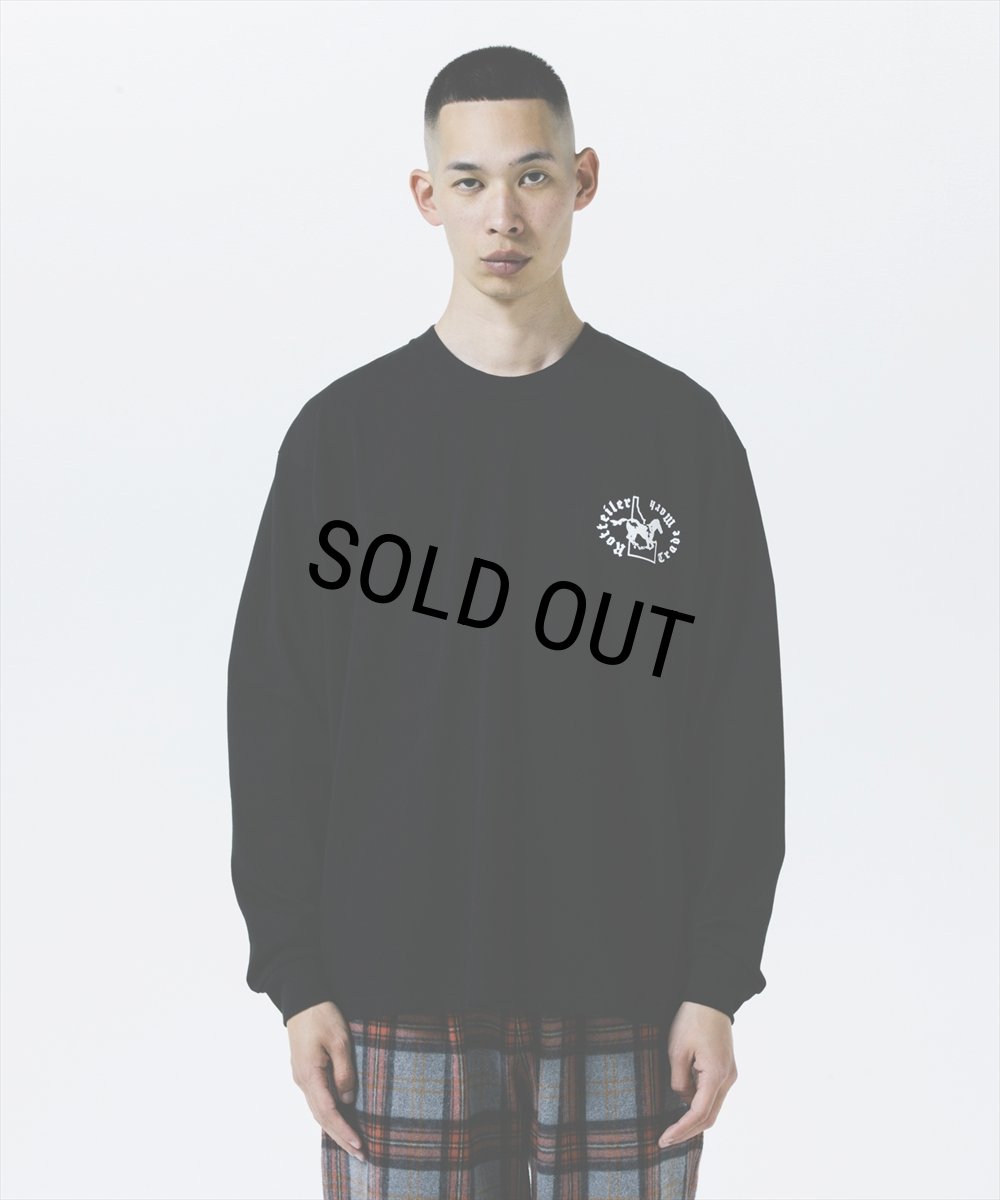 画像6: 【30％OFF】ROTTWEILER/HORSE LS TEE（BLACK）［プリント長袖T-25秋冬］ (6)