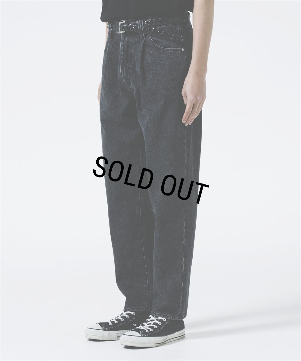 画像4: 【30％OFF】ROTTWEILER/R9 DENIM PANTS（BLACK）［デニムパンツ-25秋冬］ (4)