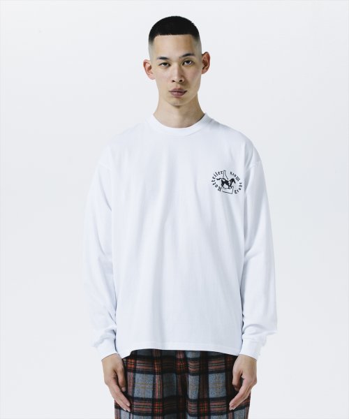 他の写真2: 【25秋冬ご予約受付中！25年8月入荷予定】ROTTWEILER/HORSE LS TEE（WHITE）［プリント長袖T-25秋冬］