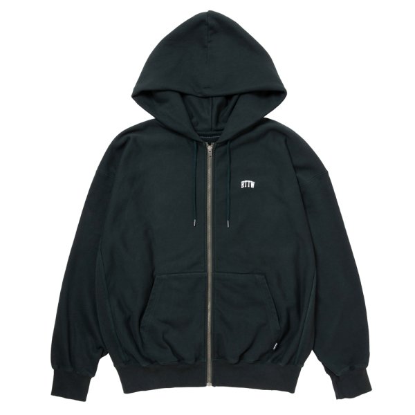 画像1: 【25秋冬ご予約受付中！25年10月入荷予定】ROTTWEILER/R9 LOGO ZIP PARKA（DARK GREEN）［ジップアップパーカー-25秋冬］