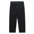 画像2: WACKO MARIA/LEE / WASHED DENIM PANTS（BLACK）［ウォッシュドデニムパンツ-25春夏］ (2)