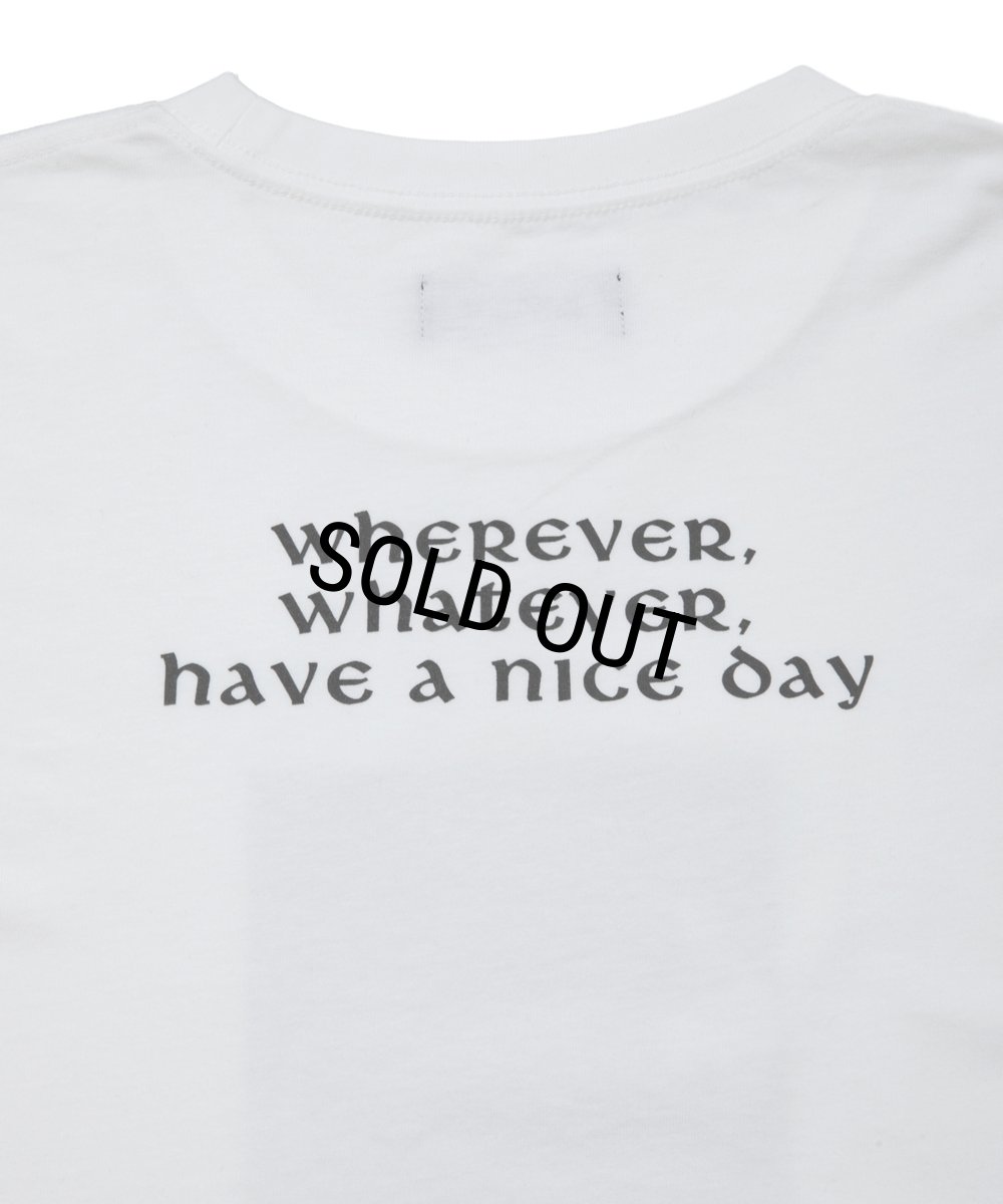 画像5: 【30％OFF】ROTTWEILER/R9 PHOTO LS TEE（WHITE）［プリント長袖T-25秋冬］ (5)