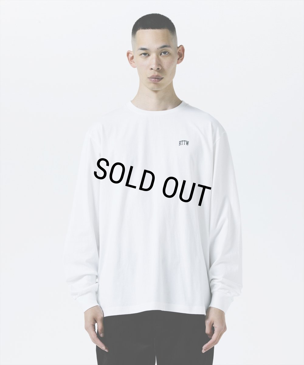 画像5: 【30％OFF】ROTTWEILER/R9 LOGO LS TEE（WHITE）［プリント長袖T-25秋冬］ (5)
