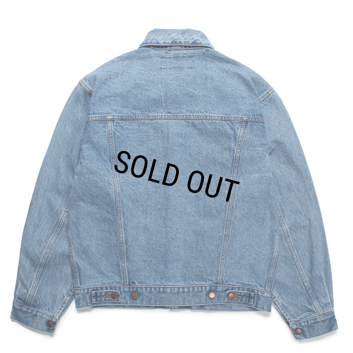 画像2: WACKO MARIA/WRANGLER / WASHED DENIM TRUCKER JACKET（INDIGO）［ウォッシュドデニムトラッカーJKT-25春夏］ (2)