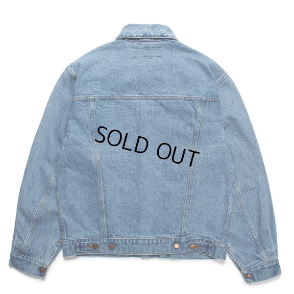 画像2: WACKO MARIA/WRANGLER / WASHED DENIM TRUCKER JACKET（INDIGO）［ウォッシュドデニムトラッカーJKT-25春夏］