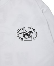 画像4: ROTTWEILER/HORSE LS TEE（WHITE）［プリント長袖T-25秋冬］ (4)