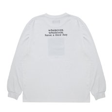 画像2: ROTTWEILER/R9 PHOTO LS TEE（WHITE）［プリント長袖T-25秋冬］ (2)