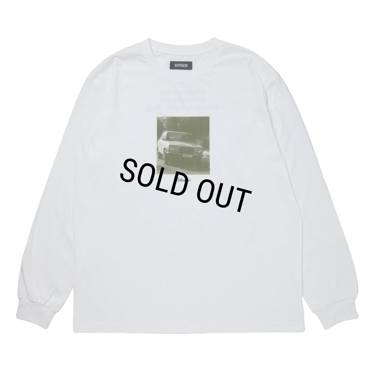 画像1: 【30％OFF】ROTTWEILER/R9 PHOTO LS TEE（WHITE）［プリント長袖T-25秋冬］ (1)