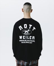 画像7: ROTTWEILER/HORSE LS TEE（BLACK）［プリント長袖T-25秋冬］ (7)