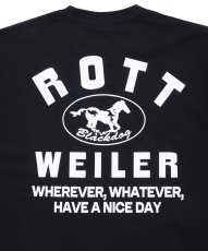 画像5: ROTTWEILER/HORSE TEE（BLACK）［プリントT-25秋冬］ (5)