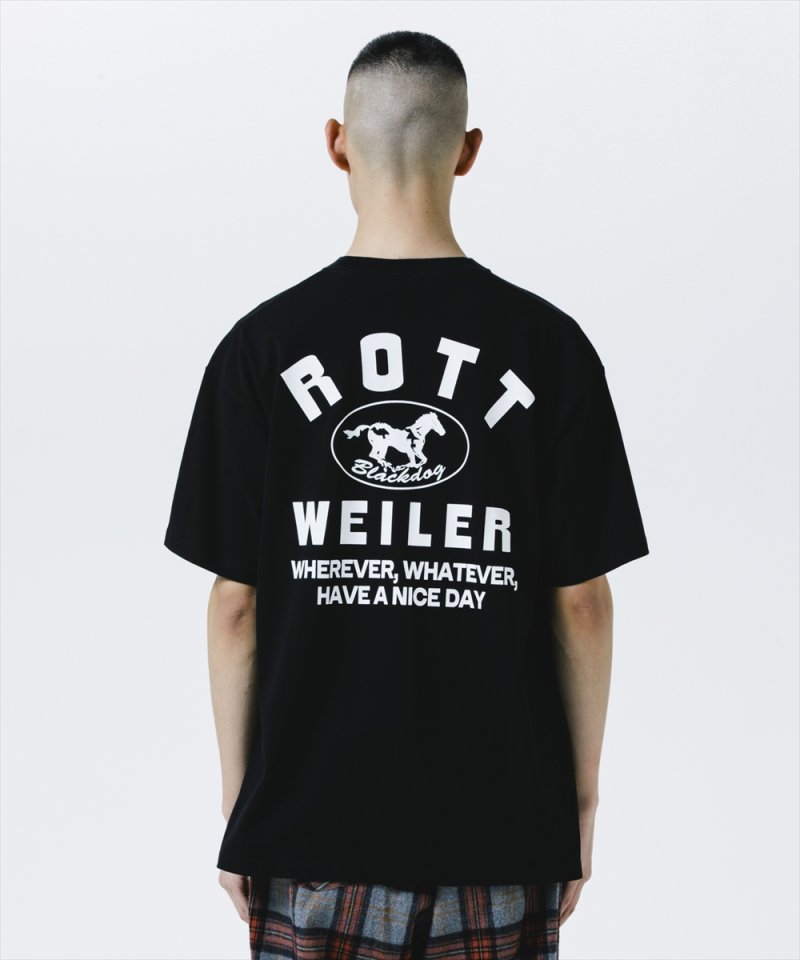 画像3: ROTTWEILER/HORSE TEE（BLACK）［プリントT-25秋冬］