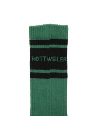 画像3: ROTTWEILER/R9 LINE SOX（GREEN）［ラインソックス-25秋冬］ (3)