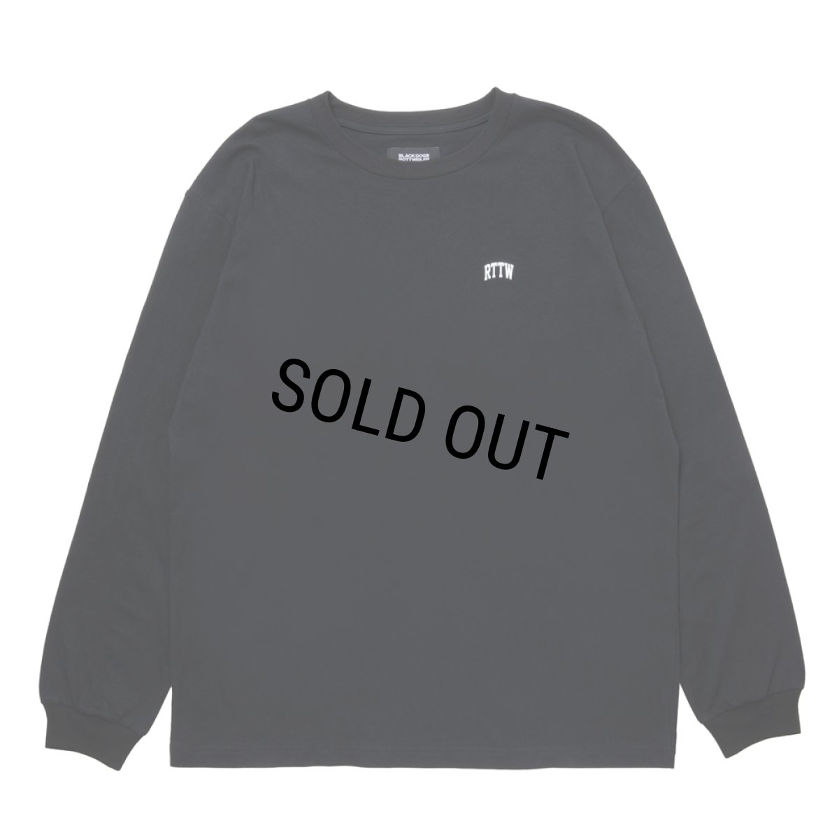 画像1: 【30％OFF】ROTTWEILER/R9 LOGO LS TEE（BLACK）［プリント長袖T-25秋冬］ (1)