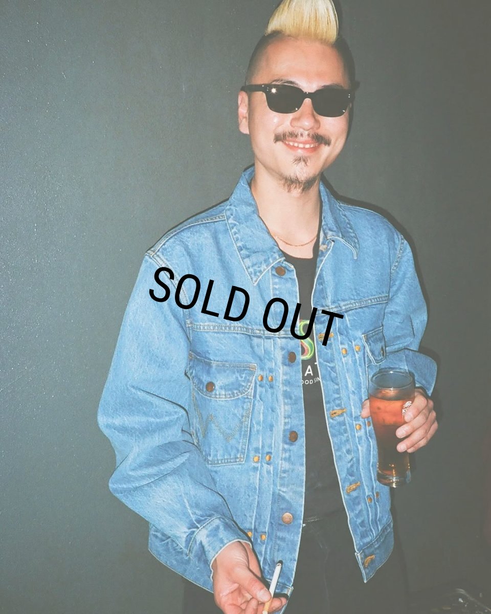 画像3: WACKO MARIA/WRANGLER / WASHED DENIM TRUCKER JACKET（INDIGO）［ウォッシュドデニムトラッカーJKT-25春夏］ (3)