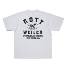 画像1: ROTTWEILER/HORSE TEE（WHITE）［プリントT-25秋冬］ (1)