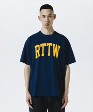 画像4: ROTTWEILER/RTTW TEE（NAVY）［ピグメント染めプリントT-25秋冬］ (4)