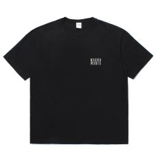 画像1: WACKO MARIA/WASHED HEAVY WEIGHT T-SHIRT（BLACK）［刺繍T-25春夏］ (1)