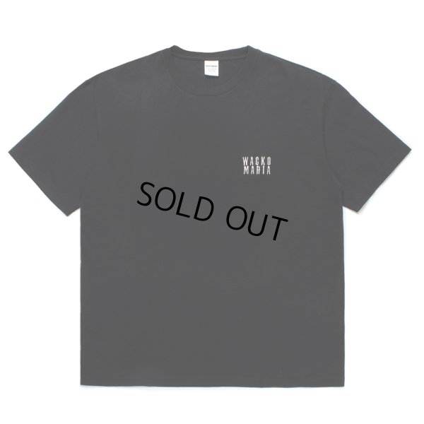 画像1: WACKO MARIA/WASHED HEAVY WEIGHT T-SHIRT（BLACK）［刺繍T-25春夏］