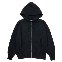 【25秋冬ご予約受付中！25年10月入荷予定】ROTTWEILER/R9 BASIC ZIP PARKA（BLACK）［ジップアップパーカー-25秋冬］