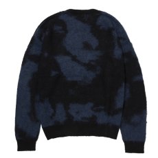 画像2: ROTTWEILER/R9 PAINTED KNIT（BLUE）［モヘアニット-25秋冬］ (2)