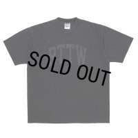 ROTTWEILER/RTTW TEE（BLACK）［ピグメント染めプリントT-25秋冬］