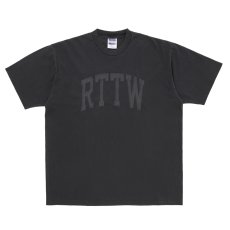 画像1: ROTTWEILER/RTTW TEE（BLACK）［ピグメント染めプリントT-25秋冬］ (1)